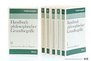 Bild des Verkufers fr Handbuch Philosophischer Grundbegriffe. Studienausgabe. [ 6 volumes ]. zum Verkauf von Emile Kerssemakers ILAB