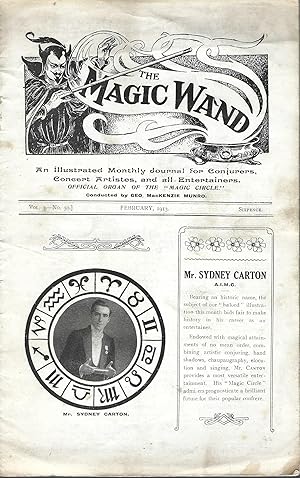 The Magic Wand, an Illustrated Monthly Journal for conjurers, concert artistes, and all entertain...