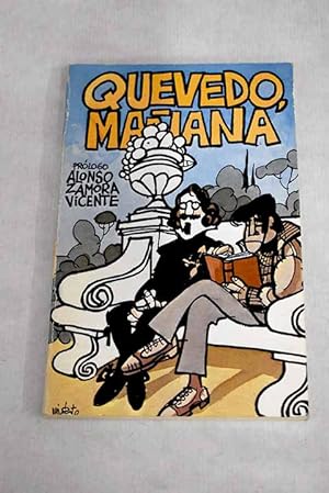 Imagen del vendedor de Quevedo maana a la venta por Alcan Libros