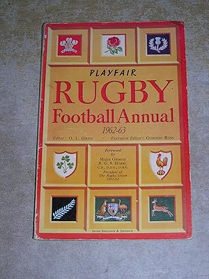 Image du vendeur pour Playfair Rugby Football Annual 1962 - 63 mis en vente par Neo Books