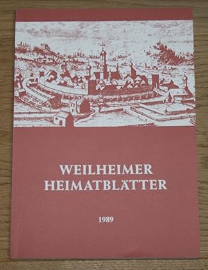 Image du vendeur pour Weilheimer Heimatbltter 1989. Nr. 11. mis en vente par Antiquariat Gallenberger