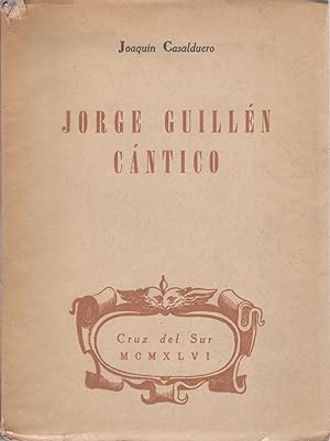 Bild des Verkufers fr Jorge Guilln Cntico . zum Verkauf von Librera Astarloa