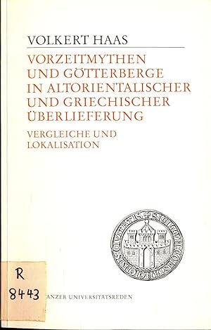 Seller image for Vorzeitmythen und Gtterberge in altorientalischer und griechischer berlieferung Vergleiche und Lokalisation for sale by avelibro OHG