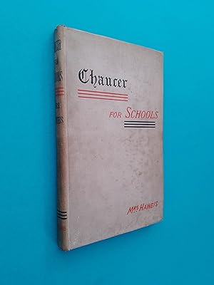 Seller image for Chaucer for Schools for sale by Books & Bobs