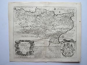 Image du vendeur pour A Mapp of Kent with its Laths and Hundreds mis en vente par Angelika C. J. Friebe Ltd. - MapWoman