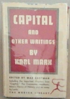 Imagen del vendedor de Capital , The Communist Manifesto . and other writings by Karl Marx a la venta por Chapter 1