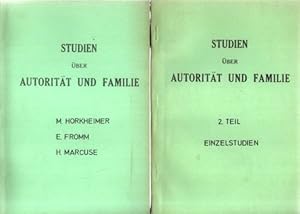 Studien über Autorität und Familie - Raubdruck! 2 Bände - 5.Band und Einzelstudien 2.Teil Schrift...