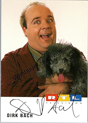 Bild des Verkufers fr Original Autogramm Dirk Bach (1961-2012) /// Autograph signiert signed signee zum Verkauf von Antiquariat im Kaiserviertel | Wimbauer Buchversand