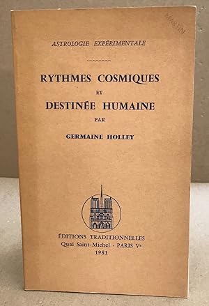 Bild des Verkufers fr Rythmes cosmiques et destine humaine zum Verkauf von librairie philippe arnaiz