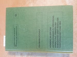 Seller image for Homberg an der Ohm : Untersuchungen zu Verfassung, Verwaltung, Finanzen und Demographie einer hessischen Territorialstadt (1648 - 1806). (=Untersuchungen und Materialien zur Verfassungs- und Landesgeschichte. Band 13.) for sale by Gebrauchtbcherlogistik  H.J. Lauterbach