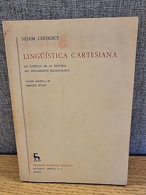 Image du vendeur pour Linguistica Cartesiana mis en vente par HGG Books