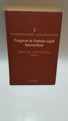 Bild des Verkufers fr Progress in Protein-lipid Interactions: v. 2 (Progress in Protein-Lipid Interactions, Vol 2) zum Verkauf von Cambridge Rare Books