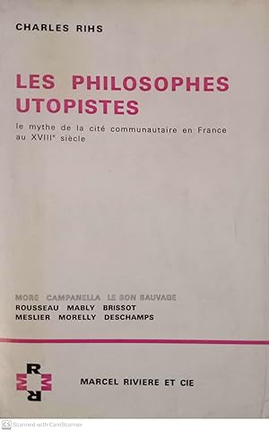 Bild des Verkufers fr Les philosophes utopistes zum Verkauf von Llibres Capra