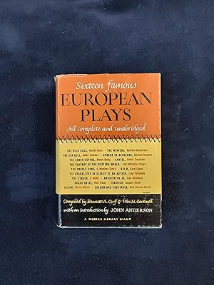 SIXTEEN FAMOUS EUROPEAN PLAYS