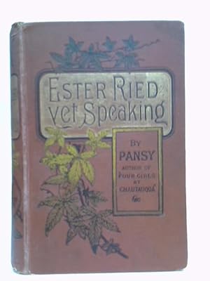 Seller image for Ester Ried Yet Speaking for sale by World of Rare Books