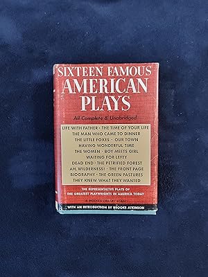 Seller image for SIXTEEN FAMOUS AMERICAN PLAYS for sale by JB's Book Vault