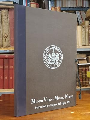 Imagen del vendedor de MUNDO VIEJO, MUNDO NUEVO. SELECCIN DE MAPAS DEL SIGLO XVI. Carpeta de MAPAS en edicin facsimilar. Edicin limitada de 750 ejemplares a la venta por Librera Miau