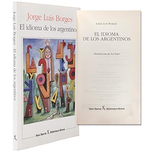 Imagen del vendedor de El idioma de los argentinos a la venta por The Old Mill Bookshop