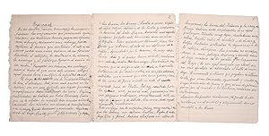 Imagen del vendedor de Ragnark, manuscript prose poem in the cursive hand of Leonor Acevedo de Borges a la venta por James Cummins Bookseller, ABAA