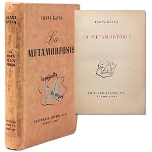 Imagen del vendedor de La Metamorfosis [Translated from the German with a prologue by Jorge Luis Borges] a la venta por James Cummins Bookseller, ABAA