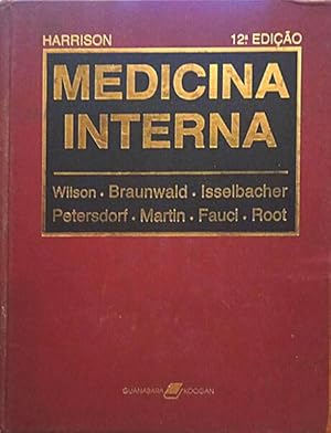 HARRISON, MEDICINA INTERNA. [12.ª EDIÇÃO]