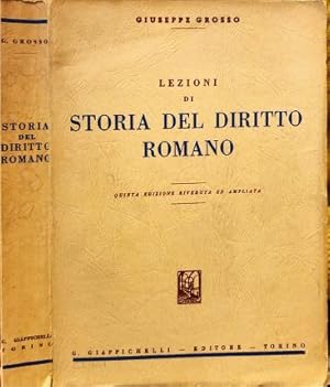 Imagen del vendedor de Lezioni di storia del Diritto Romano. a la venta por Libreria La Fenice di Pietro Freggio