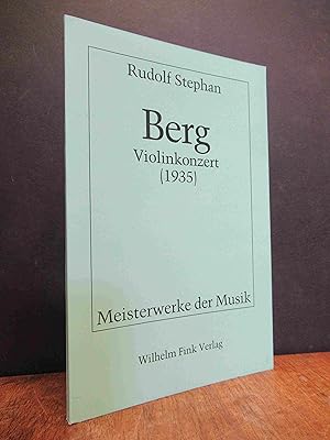 Bild des Verkufers fr Alban Berg - Violinkonzert (1935), zum Verkauf von Antiquariat Orban & Streu GbR