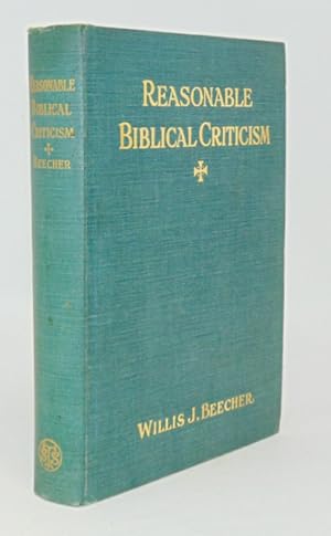 Imagen del vendedor de Reasonable Biblical Criticism a la venta por Haaswurth Books