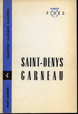 Bild des Verkufers fr Saint-Denys Garneau zum Verkauf von Librairie Le Nord