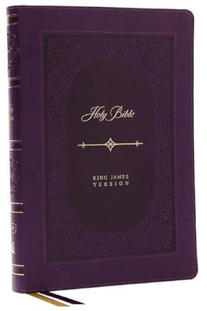 Bild des Verkufers fr KJV Holy Bible: Giant Print Thinline Bible, Purple Leathersoft, Red Letter, Comfort Print: King James Version (Vintage Series) zum Verkauf von AHA-BUCH GmbH