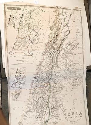 Syria Ancient and Modern with inset maps of Palestine and the Tribes and Jurusalem (second edition)