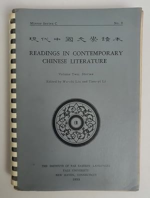 Bild des Verkufers fr Readings in Contemporary Chinese Literature Volume 2: Stories zum Verkauf von tinyBook