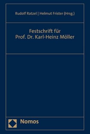 Imagen del vendedor de Festschrift fr Prof. Dr. Karl-Heinz Mller a la venta por AHA-BUCH GmbH