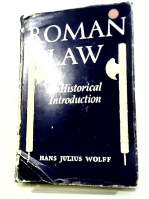 Imagen del vendedor de Roman Law. An historical Introduction a la venta por World of Rare Books
