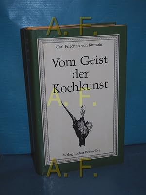 Seller image for Vom Geist der Kochkunst for sale by Antiquarische Fundgrube e.U.