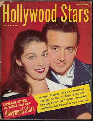 Bild des Verkufers fr HOLLYWOOD STARS: April, Apr. 1955 zum Verkauf von Books from the Crypt