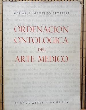 Ordenación Ontológica del Arte Médico - FIRMADO Y DEDICADO