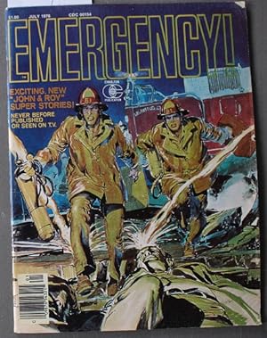 Seller image for EMERGENCY MAGAZINE #1 (NBC-TV Tie-In; July/1976) Johnny Gage (Randy/Randolph Mantooth) , Roy DeSoto (Kevin Tighe). for sale by Comic World
