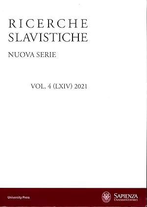 Seller image for Ricerche Slavistiche Vol. 4 (LXIV) 2021 Nuova Serie for sale by avelibro OHG