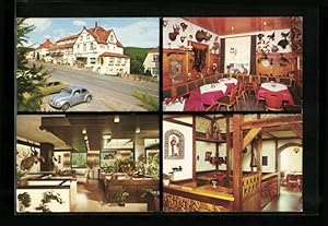 Ansichtskarte Hemfurth-Edersee, Hotel Haus Bergmann, Zum Sperrmauer 18