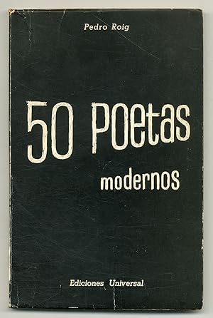 Bild des Verkufers fr 50 Poetas Modernos zum Verkauf von Between the Covers-Rare Books, Inc. ABAA