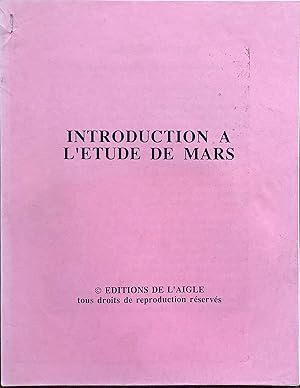 Introduction à létude de Mars