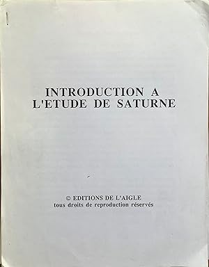 Introduction à létude de Saturne