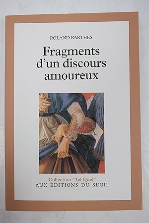 Imagen del vendedor de Fragments d'un discours amoureux a la venta por Librairie du Levant