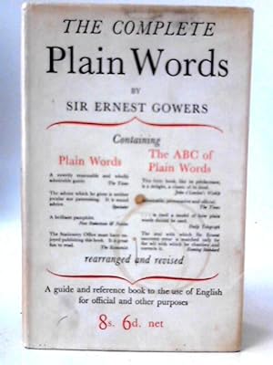 Seller image for The Complete Plain Words for sale by World of Rare Books