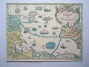 Karte des Notenmeeres  Map of the Sea of Musical Notes