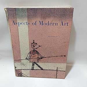 Seller image for Aspects Of Modern Art The Selective Eye lII An Anthology Of Writings On Modern Art From L'oeil The European Art Magazine for sale by Cambridge Rare Books