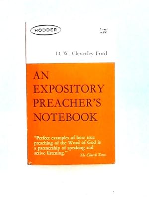 Imagen del vendedor de An Expository Preacher's Notebook a la venta por World of Rare Books