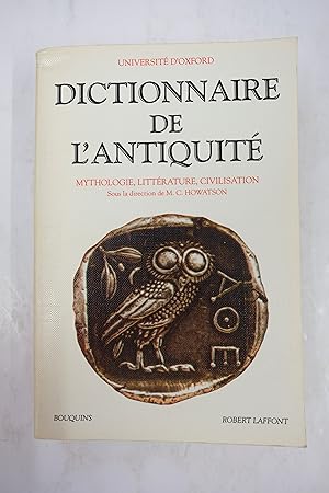 Image du vendeur pour Dictionnaire de l'antiquit mis en vente par Librairie du Levant