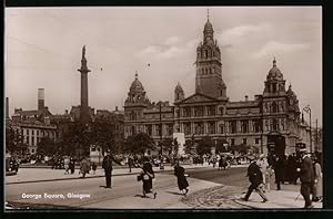 Bild des Verkufers fr Postcard Glasgow, George Square zum Verkauf von Bartko-Reher